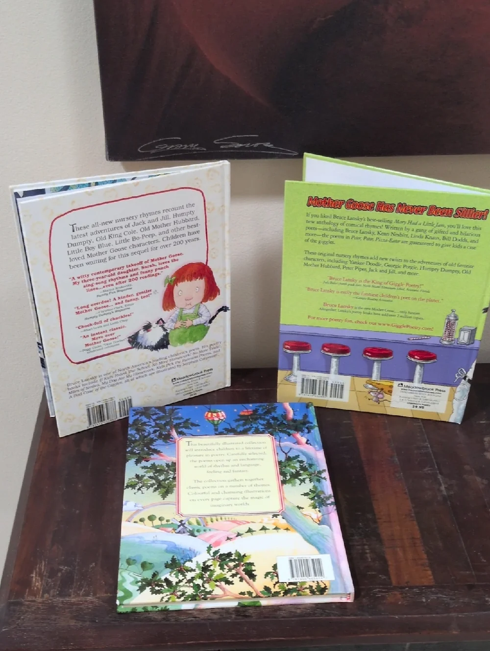 Bruce Lansky & Nicola Baxter Children's Lot of 3 Hardback Poetry Books
